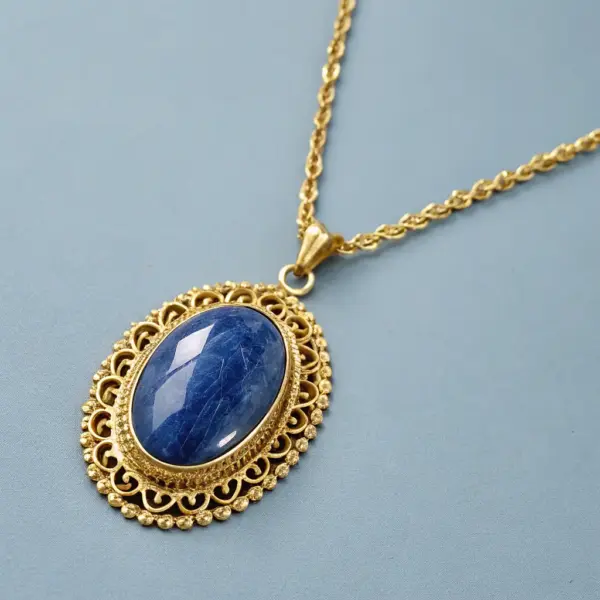 Lapis Lazuli Pendant Necklace